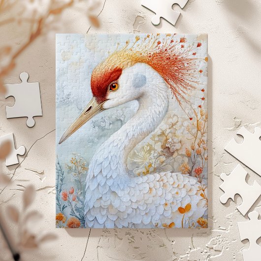 Whimsical Sandhill Crane Puzzle