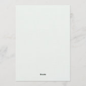 Whimsical Santa Christmas Party Invitation  Einladung (Rückseite)