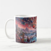 Whimsical Santa Claus 1 Tasse (Links)