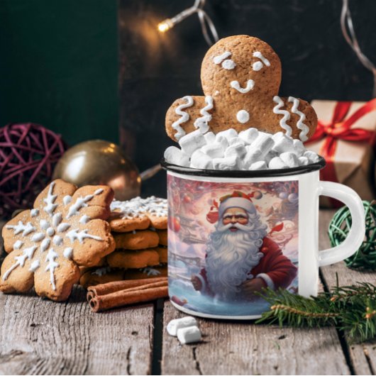 Whimsical Santa Claus 1 Tasse