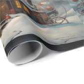 Whimsical Santa Claus 2 Geschenkpapier (Rolleneckpunkt)