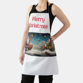 Whimsical Santa Claus 4 Schürze (InSitu)