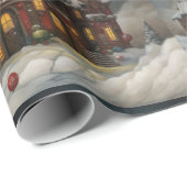 Whimsical Santa Claus 5 Geschenkpapier (Rolleneckpunkt)