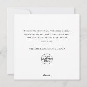 Whimsical Santa Claus Gnomes Weihnachtskonzern Feiertagskarte (Rückseite)