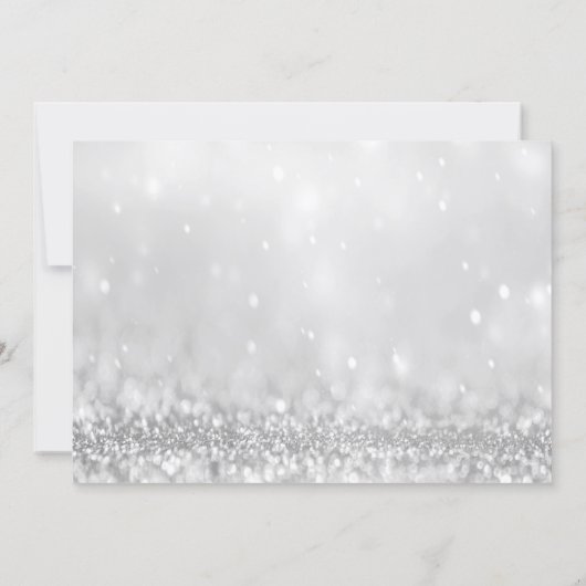 Whimsical Santa Cocktail Bokeh Christmas Party   Einladung (Rückseite)