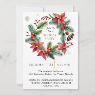 Whimsical Santa Delights: Personalisieren Sie die Einladung