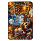 Whimsical Santa Magnet (Vertikal)