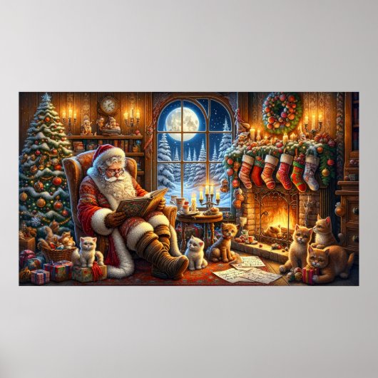 Whimsical Santa Poster (Vorne)