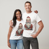 Whimsical Santa Wassercolor T-Shirt (Unisex)