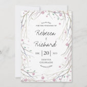 Whimsical Save the Date Card Einladung (Vorderseite)
