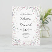 Whimsical Save the Date Card Einladung (Stehend Vorderseite)