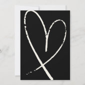 Whimsical Save The Date Champagner Prost Einladung (Rückseite)