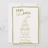 Whimsical Save the Date Einladung (Vorderseite)