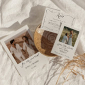 Whimsical Save the Date Foto Minimalist Einladung