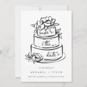 Whimsical Save-The-Date-Karte Einladung (Vorderseite)