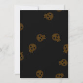 Whimsical Say Boo Halloween-Party Einladung (Rückseite)