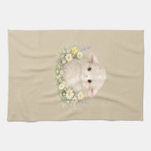 Whimsical Schafe und Wildblumen für einen charmant