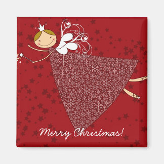 Whimsical Schneeflocken Weihnachtsfeiertag Magnet