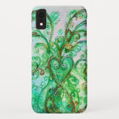 WHIMSICAL SCHNÖRKEL hell aquamarin grün weiß Case-Mate iPhone Hülle (Rückseite)