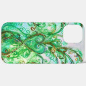 WHIMSICAL SCHNÖRKEL hell aquamarin grün weiß Case-Mate iPhone Hülle (Rückseite / Rechts)
