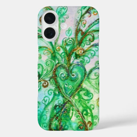 WHIMSICAL SCHNÖRKEL hell aquamarin grün weiß Case-Mate iPhone Hülle (Rückseite)
