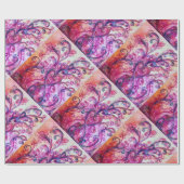 WHIMSICAL SCHNÖRKEL hell rosa Geschenkpapier (Flach)