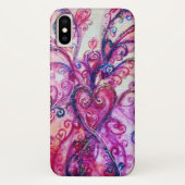 WHIMSICAL SCHNÖRKEL hell rosa lila Case-Mate iPhone Hülle (Rückseite)