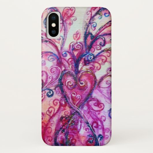 WHIMSICAL SCHNÖRKEL hell rosa lila Case-Mate iPhone Hülle (Rückseite)