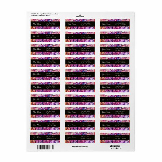 WHIMSICAL SCHNÖRKEL Hellrosa Lila Schwarz (Vorne)