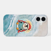Whimsical Scholar Pinguin iPhone 16 Slim Fit Case Hülle (Rückseite (Horizontal))