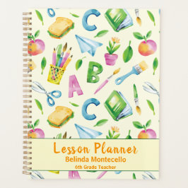 Whimsical School versorgt Lesson Planer
