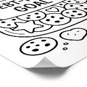 Whimsical Schulden Cookie JAR Fill-In Tracker Poster (Ecke)