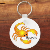 Whimsical Scorpio Schlüsselanhänger (Vorderseite)