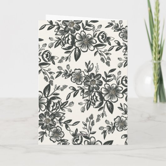 Whimsical Script Overlay Foto Hochzeit Dankeskarte (Rückseite)