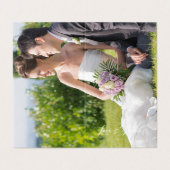 Whimsical Script Photo Romantic Botanical Branches (Außenseite Aufgefaltet)