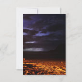 Whimsical Script Typografie Hochzeit Foto Verlobt Save The Date (Rückseite)