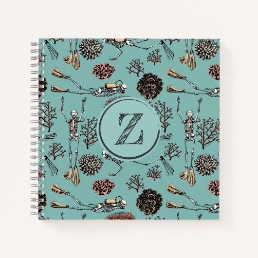 Whimsical Scuba Diving Look Buch & Sports Journal (Vorderseite)