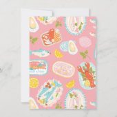 Whimsical Seafood-Party Einladung (Rückseite)