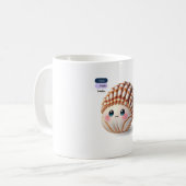 Whimsical Seashell Nature's Tiny Treasure Kaffeetasse (Vorderseite Links)