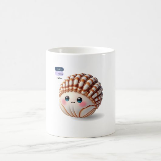 Whimsical Seashell Nature's Tiny Treasure Kaffeetasse (Mittel)