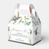 Whimsical Secret Garden Wildblumen Geschenkschachtel (Rückseite)