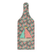 Whimsical Segelboote Schneidebrett (Vorderseite)