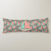 Whimsical Segelboote Seitenschläferkissen (Vorderseite)