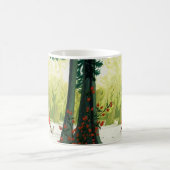 Whimsical Serenity Künstlerischer Kaffeebecher von Kaffeetasse (Mittel)