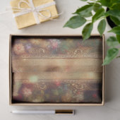 Whimsical Shabby Chic Floral Calico Cat Decoupage Seidenpapier (Geschenk)