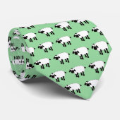 Whimsical Sheep Neck Tie Krawatte (Gerollt)
