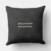 Whimsical Sheep Reading a Book Kissen (Rückseite)