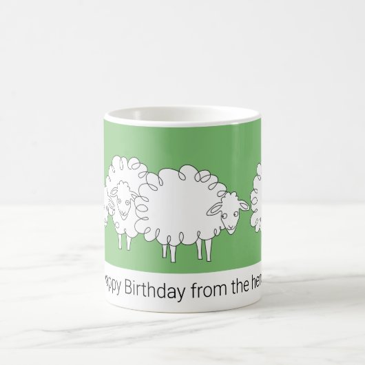 Whimsical Sheep Tasse (Mittel)