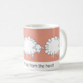 Whimsical Sheep Tasse (VorderseiteRechts)