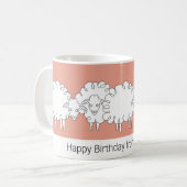 Whimsical Sheep Tasse (Vorderseite Links)